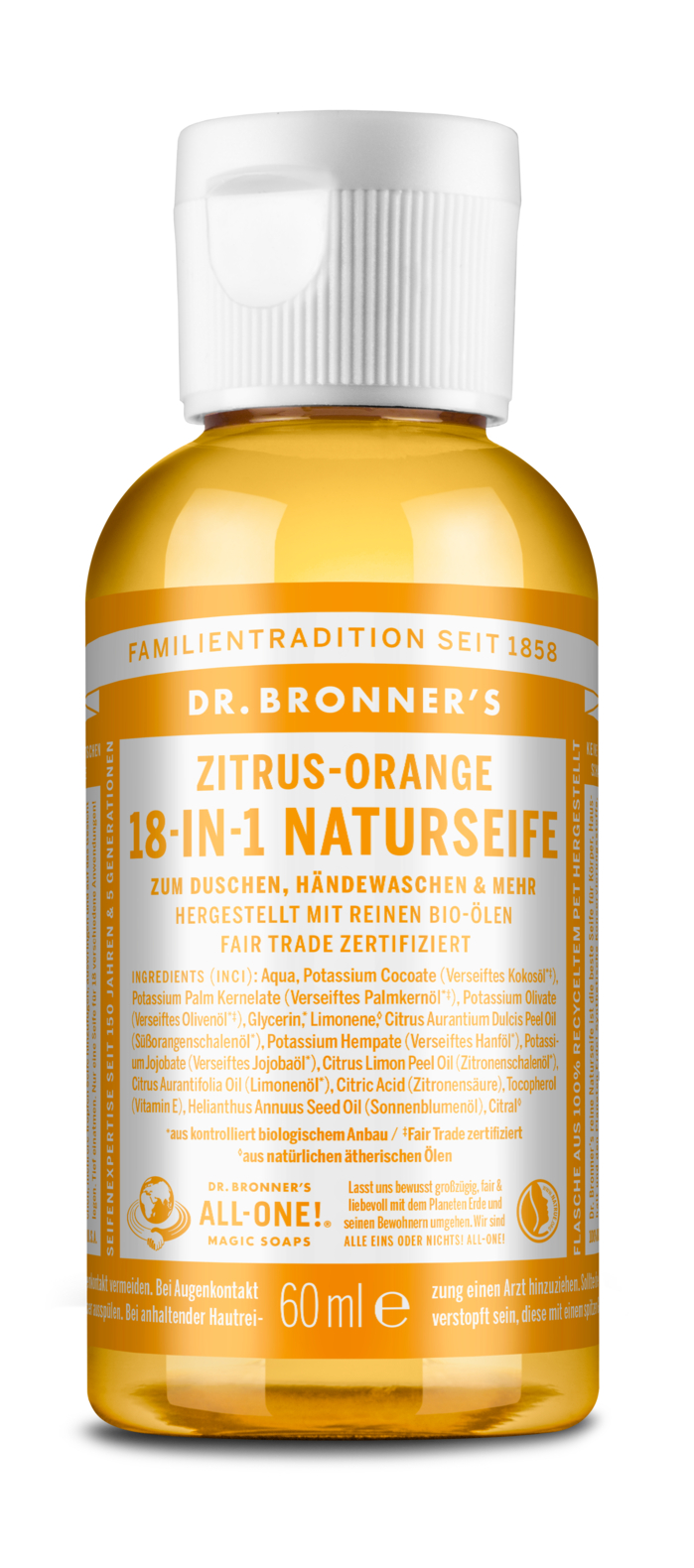 Citrus Orange 60ml Liquid Soap BR