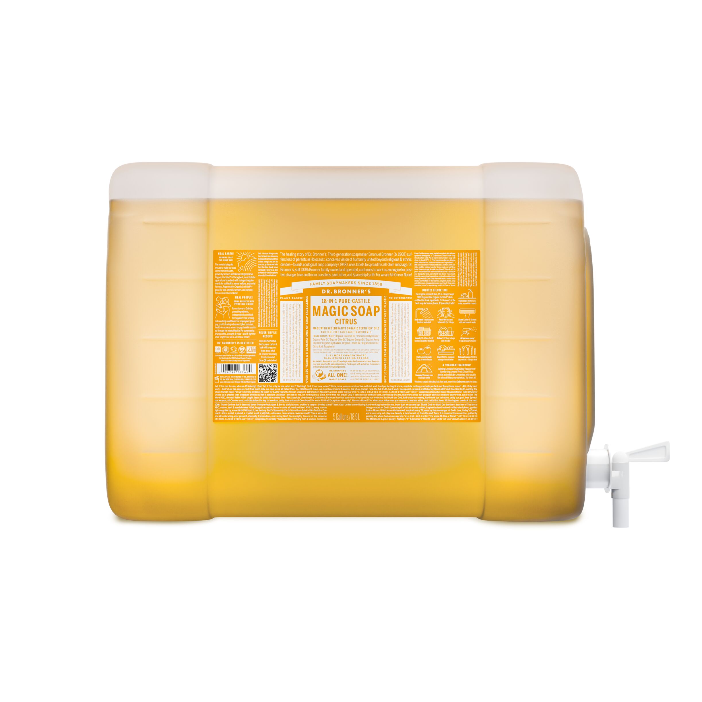 MAGIC SOAP Flüssigseife 19 L (5 Gallon) Zitrus