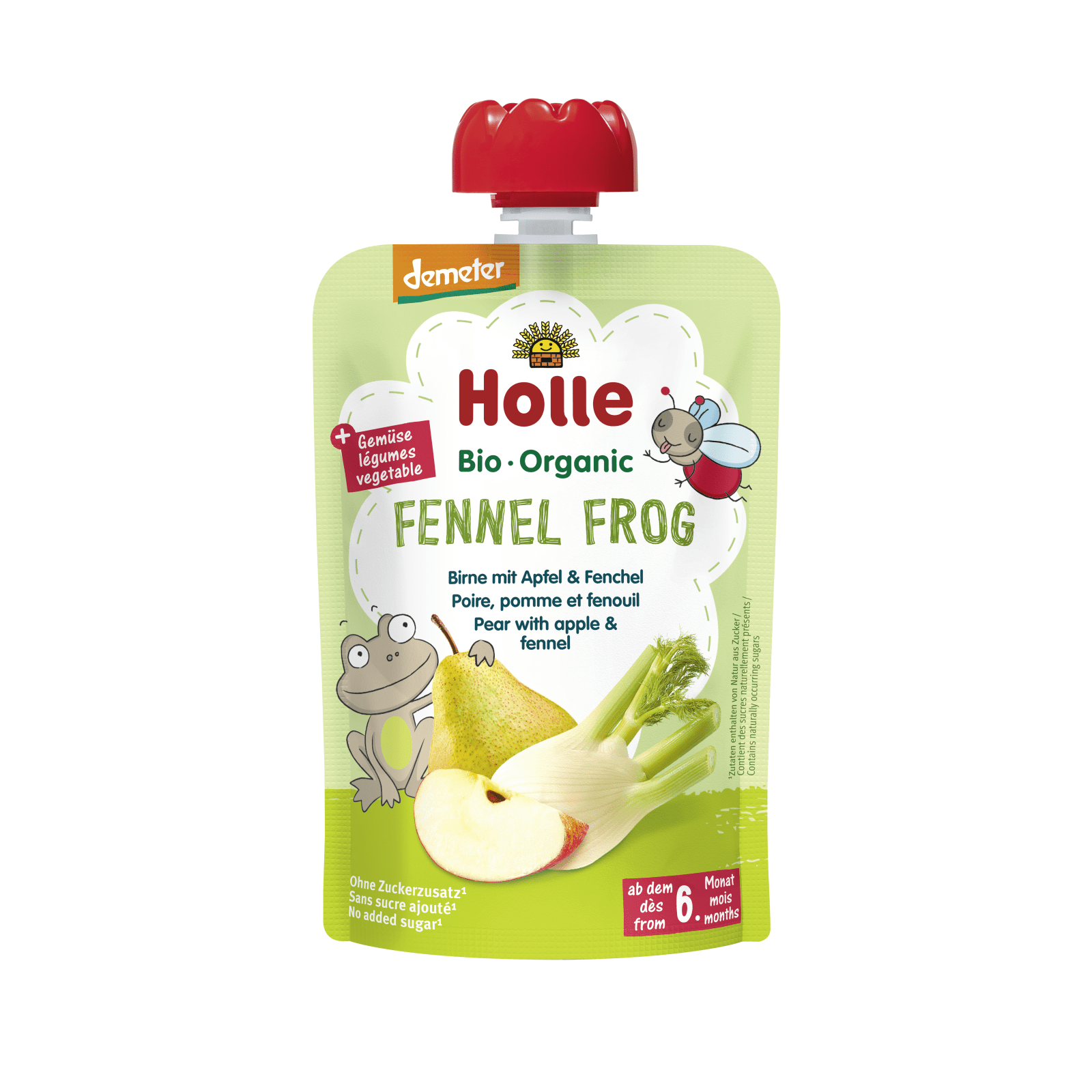 Fennel Frog - Pouchy Pear, Apple, Fennel, 100g
